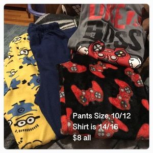 Boys pajamas 10/12